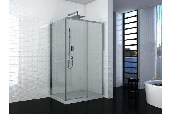 Душевой уголок Cerutti Spa Vito110-R без поддона прямоугольный, двери раздвижные