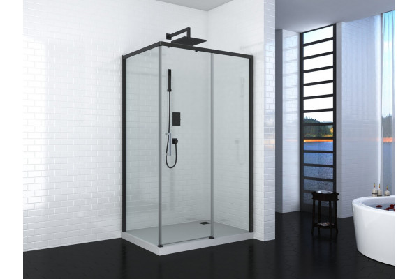 Душевой уголок Cerutti Spa Vito110B-R без поддона прямоугольный, двери раздвижные