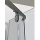 Душевой уголок Cerutti Spa ZP101T 100x100, профиль хром, двери распашные, стекло прозрачное