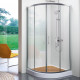 Душевой уголок Cerutti Spa Viva 90 90x90, профиль хром, четверть круга, двери раздвижные