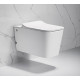 Комплект Унитаз Cerutti Spa Disgrazia Aria Pulsе 7281 безободковый, с микролифтом, импульсный смыв + система инсталляции, цвет белый