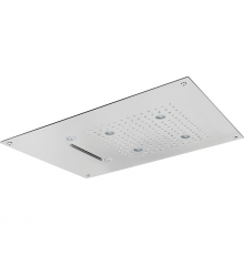 CISAL Zen Shower Встраеваемый верхний душ 55х40 см3 типа струихромотерапиявыключательтрансформатор цвет полированная нержавеющая сталь