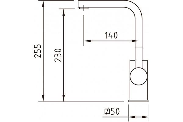 Смеситель Clever Bimini 97042 для раковины однорычажный, хром