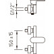 Смеситель Clever Selene 98151 для душа однорычажный, хром