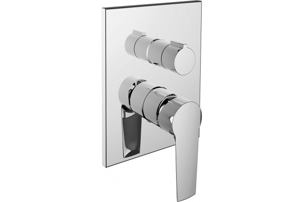 Смеситель Clever Agora Elegance 61227 для ванны с душем, однорычажный, хром