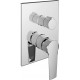 Смеситель Clever Agora Elegance 61227 для ванны с душем, однорычажный, хром