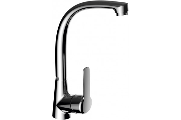 Смеситель Clever Panam Evo Elegance 60548 для кухонной мойки однорычажный, хром