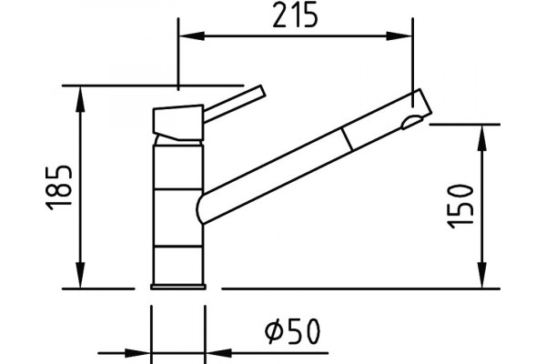 Смеситель Clever Caiman Urban 92603 для кухонной мойки