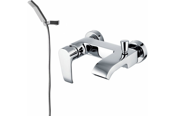 Смеситель Clever Paula Platinum 98199 для ванны с душем, однорычажный, хром