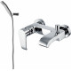 Смеситель Clever Paula Platinum 98199 для ванны с душем, однорычажный, хром