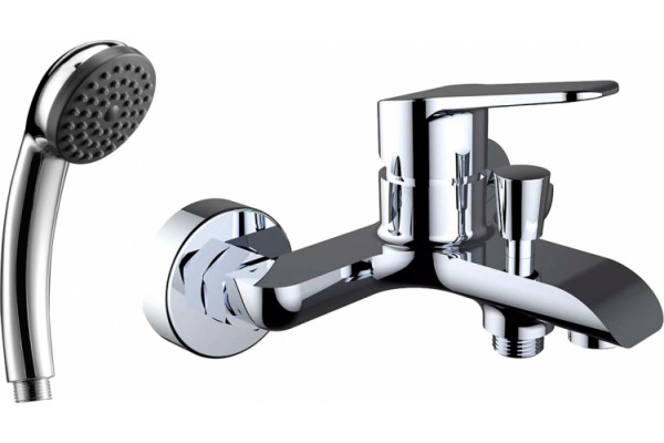 Смеситель Clever Start Elegance 99372 для ванны с душем, однорычажный, хром