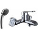 Смеситель Clever Start Elegance 99372 для ванны с душем, однорычажный, хром