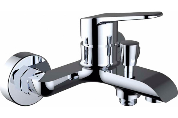 Смеситель Clever Start Elegance 99372 для ванны с душем, однорычажный, хром