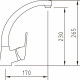 Смеситель Clever S12 Urban 98334 для кухонной мойки однорычажный, хром