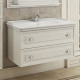 Тумба с раковиной Comforty Феррара 100, подвесная, ручки хром