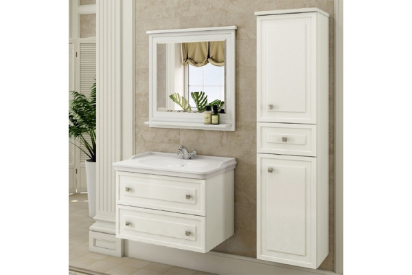 Зеркало Comforty Феррара 80 с полками, прямоугольное
