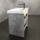 Тумба для комплекта Comforty Осло 60 подвесная, с дверками, матовая