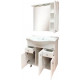 Тумба с раковиной Comforty Сочи 85 напольная, матовая, с доводчиками