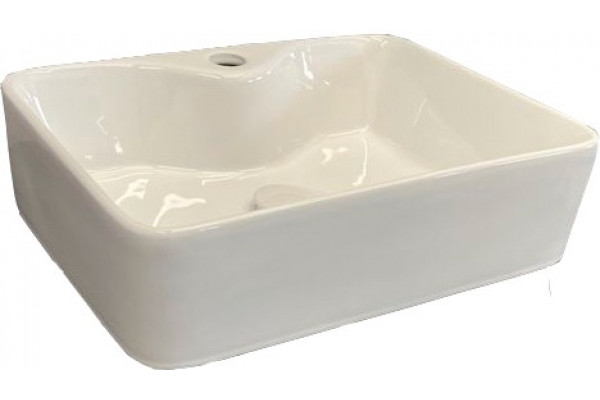 Мебельная раковина Comforty PZ-6068 прямоугольная, цвет белый