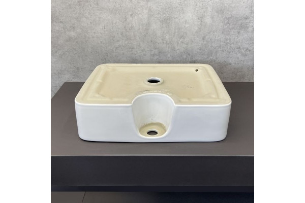 Мебельная раковина Comforty PZ-6068 прямоугольная, цвет белый