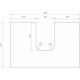 Тумба с раковиной Comforty Прага 60 раковина PZ-6068, подвесная, матовая