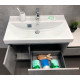 Тумба для комплекта Comforty Осло 80 подвесная, матовая, с доводчиками
