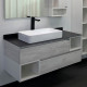 Тумба с раковиной Comforty Прага 120 раковина 78189, подвесная, матовая
