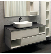 Тумба с раковиной Comforty Прага 120 раковина T-Y9378, подвесная, матовая