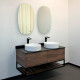 Тумба с раковиной Comforty Порто 120 две раковины, подвесная, матовая