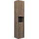 Шкаф-пенал Comforty Никосия 35 дуб темный подвесной, матовый