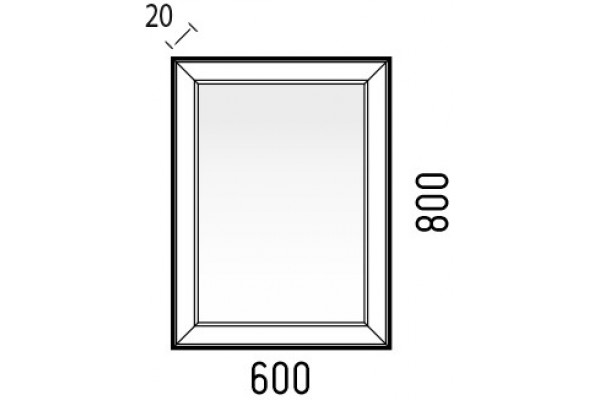Зеркало Corozo Классика 60