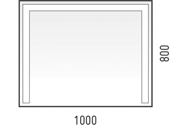 Зеркало Corozo Алано 100х80
