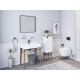 Унитаз подвесной Creavit Elegant EG321 безободковая белый, прямоугольный, 37x51.3 см