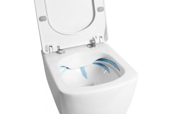 Унитаз подвесной Creavit Elegant EG321 безободковая белый, прямоугольный, 37x51.3 см