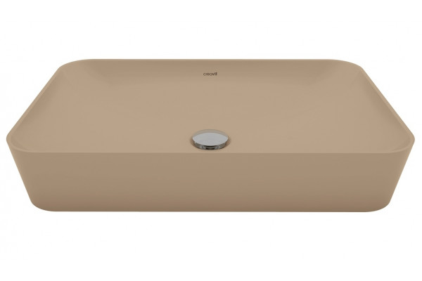 Раковина Creavit Ultra UL060.F0000 60 см капучино матовый цвет бежевый, на столешницу