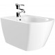 Биде подвесное Creavit Elegant EG510-00CB00E-0000 цвет белый, прямоугольное, 36.7x51.7 см