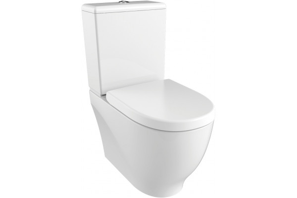 Унитаз напольный Creavit Mare MA361.00100 белый, овальный, 36x64.4 см