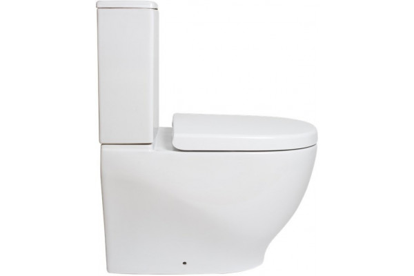 Унитаз напольный Creavit Mare MA361.00100 белый, овальный, 36x64.4 см