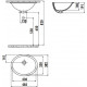 Рукомойник Creavit TP211 встраиваемый снизу овальная, цвет белый