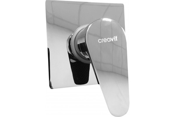 Смеситель Creavit DMS2598 С ВНУТРЕННЕЙ ЧАСТЬЮ, для душа, однорычажный, хром