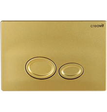 Кнопка смыва Creavit Drop GP2006.00 золото матовое механическая