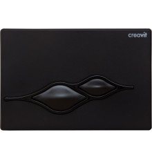 Кнопка смыва Creavit Ufo GP1002.02 черный глянцевый механическая