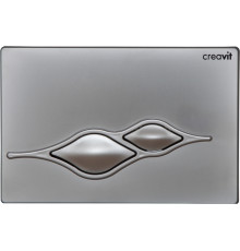 Кнопка смыва Creavit Ufo GP1002.00 серый матовый механическая