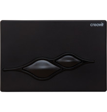 Кнопка смыва Creavit Ufo GP1002.01 черный матовый механическая