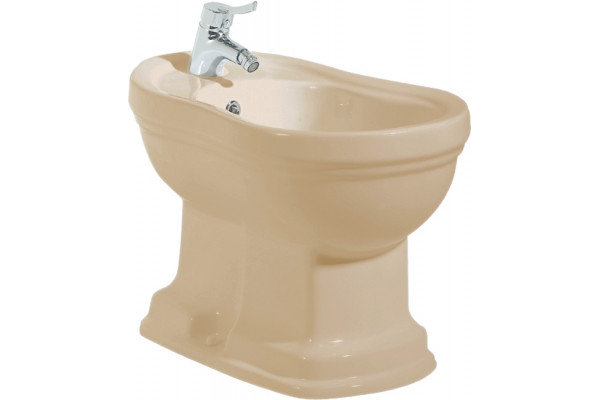 Биде напольное Creavit Klasik KL500-З0 карамель цвет бежевый, овальное, 36x59 см