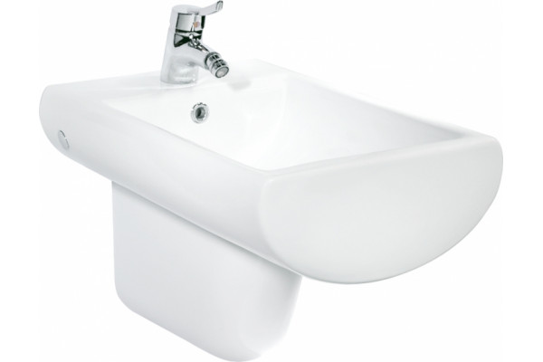 Биде подвесное Creavit Slim SM510 цвет белый, прямоугольное, 36.8x52 см