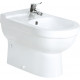 Биде напольное Creavit Vitroya VT500 цвет белый, овальное, 36x58 см