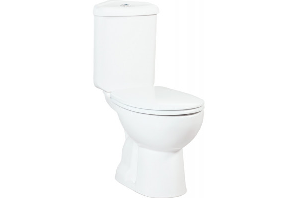 Унитаз напольный Creavit Corner SD311 белый, овальный, 36x65 см