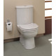 Унитаз напольный Creavit Selin SL311 белый, овальный, 36x68.6 см