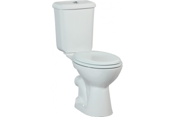 Унитаз напольный Creavit Pitta PA311(PA310.00100) белый, овальный, 36.6x69.3 см